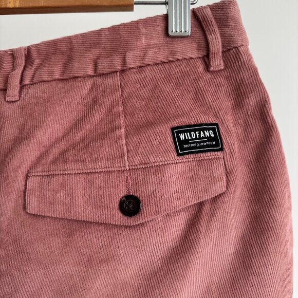 WILDFANG Essential Trouser Rose Brown Size 10 - Picture 3 of 9